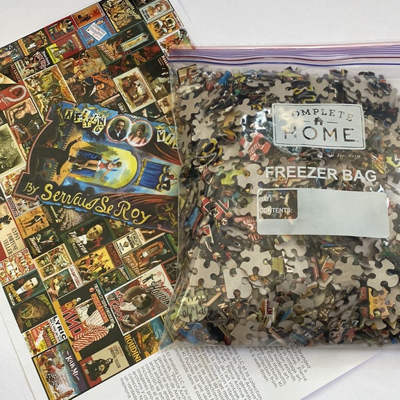 KI Puzzles Pierce Archive Vintage Posters Collection Hocus-Pocus! 1000 Pc - Picture 3 of 4